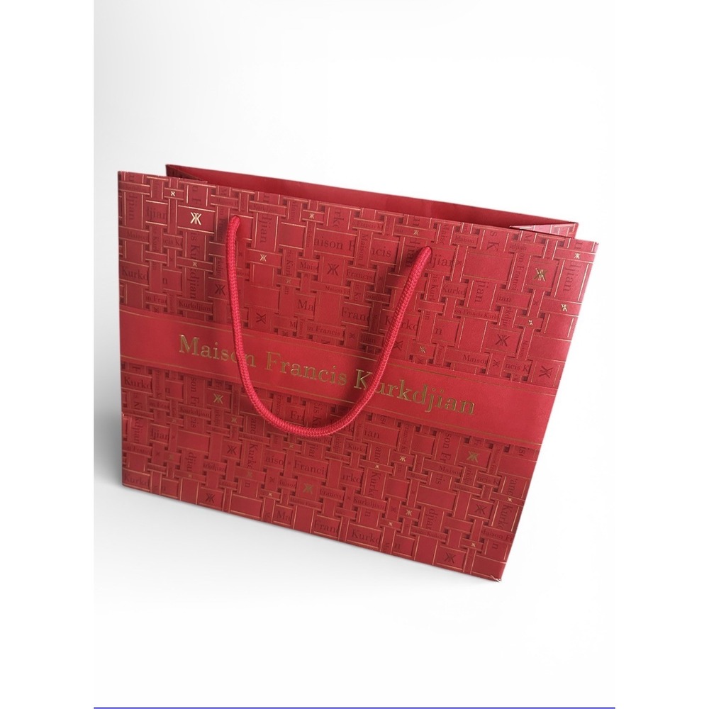 Maison Francis Kurkdjian Red‎ Paper Shopping Gift Bag Medium Rope Handles